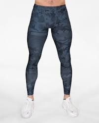 GAVELO Sniper Camo Blue Compression Leggings