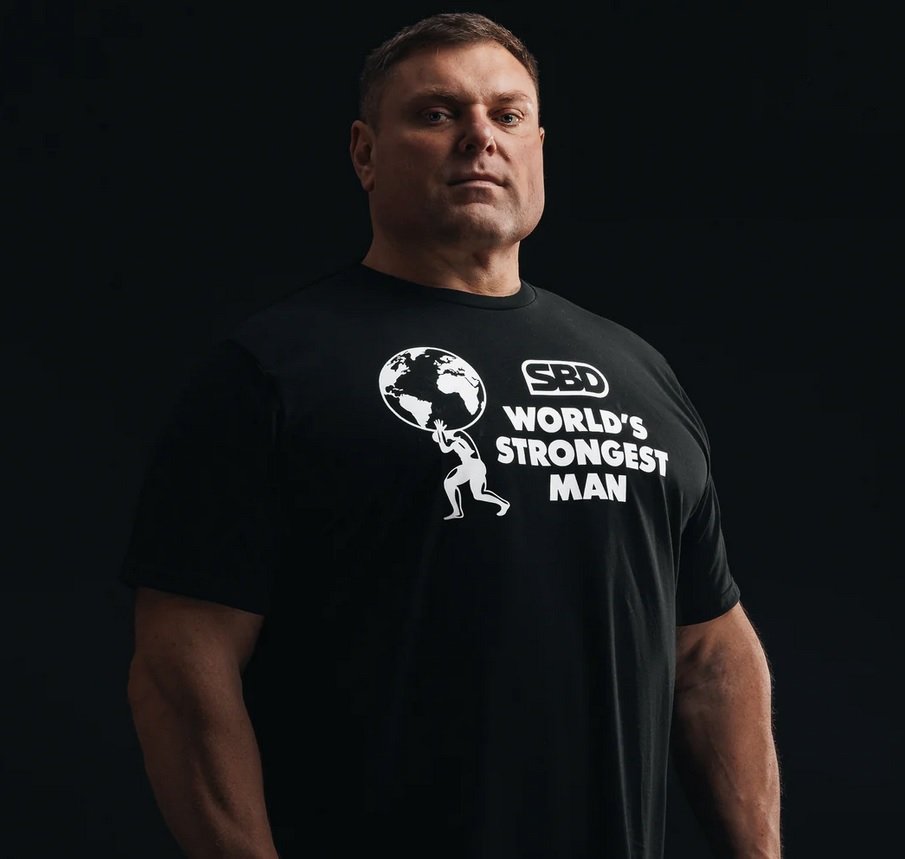 2023 World's Strongest Man T-Shirt Black